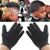 Gants bouclés boucles bobine outil magique vague barbier brosse à cheveux éponge gants soins des cheveux masseur de tête wcw5847819647