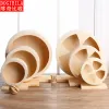 Wheels Wooden mute roller hamster wheel totoro hedgehog Syrian hamster wheel Dutch pig large wheel running ball toys