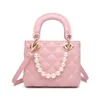 Nowy przyjazd PVC Crossbody ramię górna rączka Pearl Ladies torebki galaretki mini torba dla dziewcząt FMT-4405