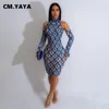 CMYAYA SpringSummer Damen Ärmelloses, solides, modisches Paillettenkleid mit Handschuhen, Nachtclub, Abend, Geburtstag, Minikleider 240314