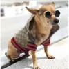 Harnais de chien de luxe en plein air manteau mignon sweats à capuche en peluche costume petit collier accessoire vêtements modèle classique mode animal de compagnie réglable