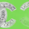 Studörhängen Pearl Diamond Drop Gold Earrings Designer för Woman Fashion Brand Not Fade Silver Wedding Earings8232684