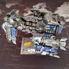 3D Puzzles 3D metal DIY modelo de montagem tridimensional 3D Puzzle Terran Yamato nave espacial 240314