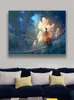 Schilderijen Thousand Sunny Ship Anime Manga Poster Ingelijst houten frame Canvas Muurdecoratie Prints Dorm Home Slaapkamer Decor Pai5075253