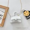 Diseñador de niñas letras de metal hebillas bolso INS niños grano de piedra bolsos de un hombro cadena para niños bolsa cruzada A9893