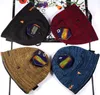 Bonnets unisexes chapeaux tricotés réversibles hiver polaire crâne casquette bonnet double face porter chapeau bonnet tendance designer chaud sport casquette2964326