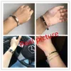 Fashion Europe And America Popular Simple Luxury 316L Stainless Steel Bracelet Diamonds Gold Plated Bangles Jewelry For Women