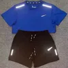 Chándales para hombre Conjunto técnico Chándal de diseñador Camiseta Pantalones cortos Traje deportivo de dos piezas para mujer Estampados Camiseta de mates transpirable Traje deportivo para correr.