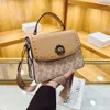 Stylish Handbags From Top Designers Camellia Handheld Classic Bag for Women New Light Luxury One Shoulder Crossbody with Rivets Small and Simple