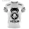 Men's T-Shirts Mens T-shirt 3D Print Outdoor Fitness Sports Top Casual O-neck Short Slve Quick Drying T-shirt Summer Trendy Clothing Y240314