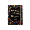 Coil Notebook A5 Week Plan Flower Series Calendar English Diary Agenda Planner Notepad 2024 Notebooks School 240311