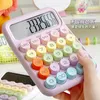 Calcolatrice coreana Dopamina Candy Colore Tastiera meccanica silenziosa Kawaii Desktop Apprendimento finanziario e contabile 240227