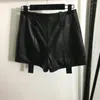 Women's Shorts Workwear Sheepskin Leather - Long Strap Design