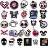 50 PCS Kleurrijke Horror Schedel Graffiti Stickers Voor Skateboard Gitaar Auto Koelkast Helm Ipad Fiets Telefoon Motorfiets PS4 Notebook Pvc Decals