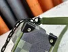 M24581 Mini coffre souple concepteur hommes sac à bandoulière toile cuir unique sac à bandoulière chaîne décoration sac à main