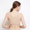 Hunchback shape correction belt underwear womens front buckle thin large chest small bra no steel ring sports thin breathable summer