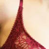 Bras 7 Kolor Plus Size Seksowna koronka damska Koronka bez opinii Brassiere Underwire bieliznę 34-44 B C D DD E F Cup Bh