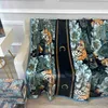 Luxury designer blanket winter thickened sofa blanket tiger jungle warm blanket 150 * 200cm with gift box 240314