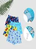 Kid Kids Boys Cartoon Print Stretch Swimsuit Swimswear Pants Shorts جديدة