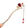 Haaraccessoires Chinese Stijl Retro Haarspeld Dames Elegante Metalen Oude Stok Hanfu Hoofddeksels Gift Vrouwen Jaar Y6B6