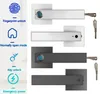 Akıllı Kilit Parmak Parola Şifre Kapısı Tuya Elektronik Dijital Güvenlik Biyometrik Tutuk Yatak Odası Dairesi