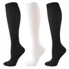 Herrensocken, 3 Paar, für Damen und Herren, kniehohe Strümpfe, Durchblutungsförderung, Schlankheitskompression, Anti-Müdigkeit, bequem, lang