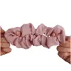 Hair Accessories On Sale 1Pcs New Large Bows Scrunchies Silk Ponytail Holder Elastic Bands Bowknot Scrunchy Gum Drop Delivery Products Ot0Ve