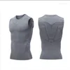 Erkek tank üstleri spor tanktops kolsuz gömlekler koşu sporu giyim erkekler egzersiz fitness ince sıkıştırma ropa hombre