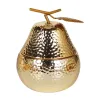 Коробки Золотая груша Яблоко Декор для гостиной Кольцо Ожерелье Коробка для хранения Гальваника Керамическая банка для хранения фруктов Домашний декор гостиной