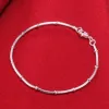 Noble Charm Snake Chain 14K Vita guldarmband för kvinnor Män Bröllop Högkvalitativ modesmycken julklappar