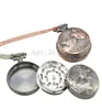 Metal Pocket Watch Eagle Cigarette Herb Grinder 3 layers Herb Grinder Tobacco Herb Crusher Spice Grinder GR0466906014