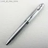 Stylos plume Stylos plume Jinhao X450 en acier inoxydable argent Clip stylo plume en métal 0.7mm plume en acier stylos à encre pour cadeau fournitures de bureau fournitures scolaires Q240314