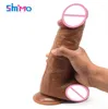 yutong SMMQ Realistic Dildo Huge Penis Sucker Adult Toy For Woman 2565 CM Big Dildos Anal No Vibrator o Shop2630905