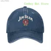 Bonés de bola Melhor Jim Beam Bouon By.Rakayanaarts #0027 Baseball C Beach Hat Rave Fashion Hat Girl MenS L240314