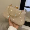 Luxe Hoge Ontwerp Vrouwen Avondtasje Merk Party Banket Glitter Voor Dames Bruiloft Clutch Handtas Schouder Keten Bolsas 240301