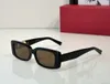 Lunettes de soleil de mode pour femmes et hommes populaires 2236 Designer d'été CR-39 Styles carrés Anti-ultraviolet UV400 Retro Plate acétate Full Frame Eyeglass Random