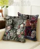 Halloween Pillowcase Style European Home 3D Plinting Linen Pillowcase Skull Cushion Square Pillowcase Decoration T3I51291589563