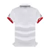 メンズポロスブリティッシュスポーツロイヤルレジャーオールコットン大きな白い刺繍ポロスTシャツ