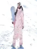 Skiing Suits Women s Ski Set Thickened Warm Overalls Mountaineering Snowboards Jacket Windproof Waterproof Snow Pants 2210086904834