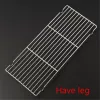 Meshes Nonstick Barbecue Grill Wire Mesh Stainless Steel Barbecue Net Square BBQ Rack Grate Grid For Camping Picnic Accessories