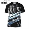 Herren T-Shirts Film Fast Furious T-Shirt Männer 3D Tokyo Drift Bedrucktes T-Shirt Kurz Slve Unisex Racing Coole T-Shirts Mode Pop Kinder Tops Y240321