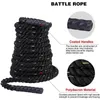 Viktat Jump Rope Gym Outdoor Home Fitness Träning Fysisk träning Battle Rope Battling Strength Training Fitness Rope 240304