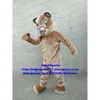 Costumi mascotte Leopardo marrone Pantera Pard Cougar Ghepardo Panthera Pardus Costume mascotte Personaggio adulto Festa di compleanno Grazie Will Zx1022