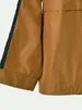 Kadın ceketleri temizleme fiyatı kadınlar kapüşonlu çizim rüzgar kırıcı ceket fermuar renk patchwork uzun kollu gündelik hendek ceket