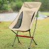 Muebles silla de campamento plegable portátil silla de pesca plegable ligera al aire libre