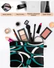 Cosmetic Bags Geometrically Abstract Circular Modern Art Water Color Bag Portable Makeup Storage Pouch Women Waterproof Pencil Case