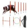 Stakes Dog Agility Equipment Portable Pet Training Equipments Dogs Jumping Training Tool Outdoor Dogs Running Stake Sports Stakes Poles