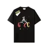 Mens Designer T-shirt Summer Gu Shirts Luxury Brand T Shirts Mens Womens Short Sleeve Hip Hop Streetwear Tops Shorts Clothing Tees Clothes G-99 Storlek XS-XL