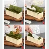 DIY Sushi Maker Rice Ball Mold Heart Round Square Japanse Food Bento Accessories Rolled Meat Cake Onigiri Mat 240304