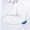 Ожерелья с подвесками Sansheng Stone, короткое ожерелье, женская цепочка на ключицы, японская и корейская простая серия Hansen, маленькая свежая геометрическая Dh24Z